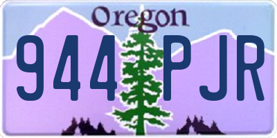 OR license plate 944PJR