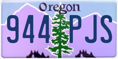 OR license plate 944PJS
