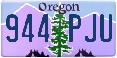 OR license plate 944PJU
