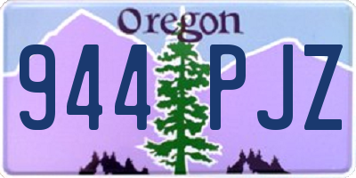 OR license plate 944PJZ
