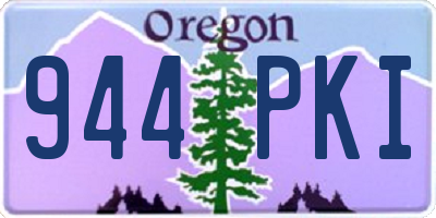 OR license plate 944PKI