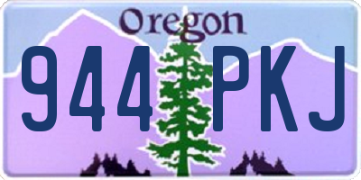 OR license plate 944PKJ