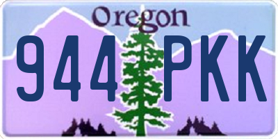 OR license plate 944PKK