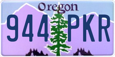OR license plate 944PKR