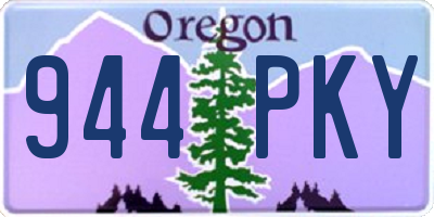 OR license plate 944PKY