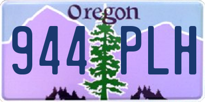 OR license plate 944PLH