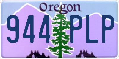 OR license plate 944PLP