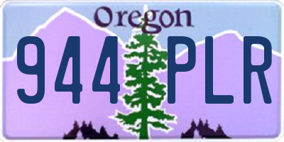 OR license plate 944PLR