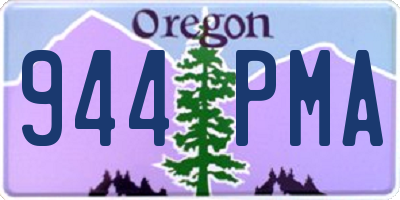 OR license plate 944PMA