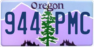 OR license plate 944PMC