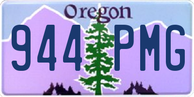 OR license plate 944PMG