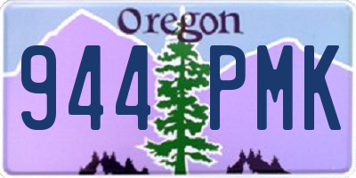 OR license plate 944PMK