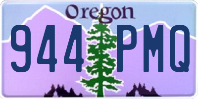 OR license plate 944PMQ