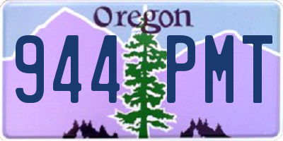 OR license plate 944PMT