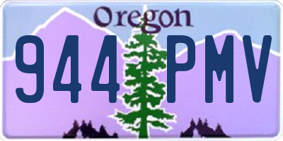 OR license plate 944PMV
