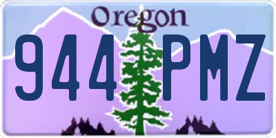 OR license plate 944PMZ