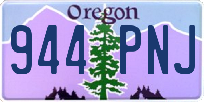 OR license plate 944PNJ
