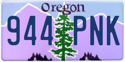 OR license plate 944PNK