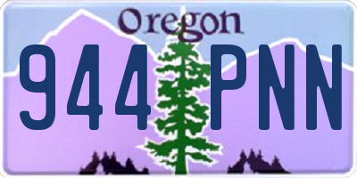 OR license plate 944PNN