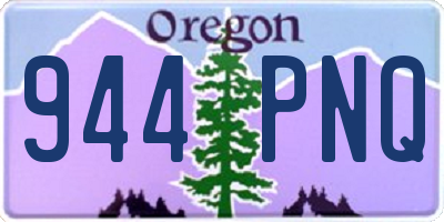 OR license plate 944PNQ