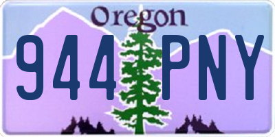 OR license plate 944PNY