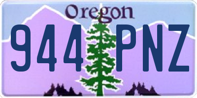 OR license plate 944PNZ