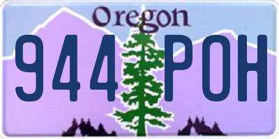 OR license plate 944POH