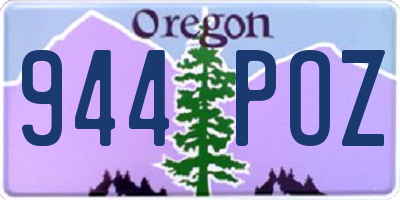 OR license plate 944POZ