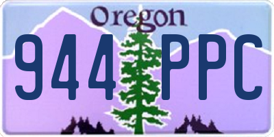 OR license plate 944PPC