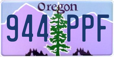 OR license plate 944PPF