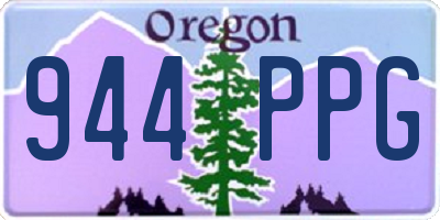 OR license plate 944PPG
