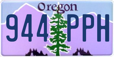 OR license plate 944PPH