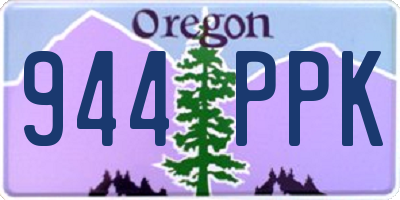OR license plate 944PPK