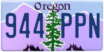 OR license plate 944PPN