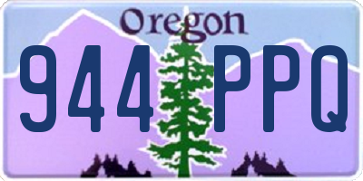 OR license plate 944PPQ