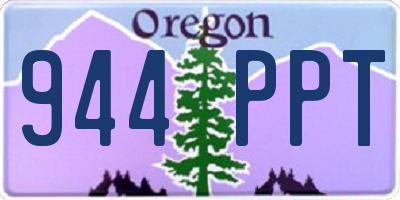OR license plate 944PPT