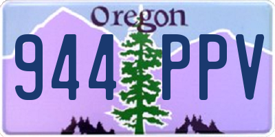 OR license plate 944PPV