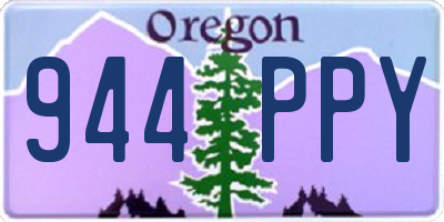 OR license plate 944PPY