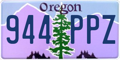 OR license plate 944PPZ