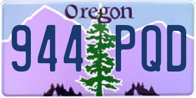 OR license plate 944PQD