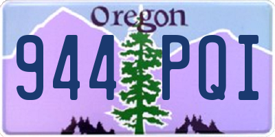 OR license plate 944PQI