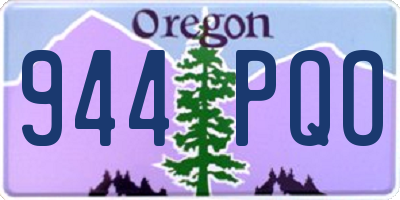 OR license plate 944PQO