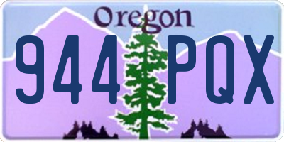 OR license plate 944PQX