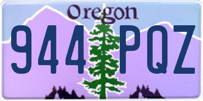OR license plate 944PQZ