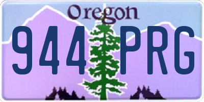 OR license plate 944PRG