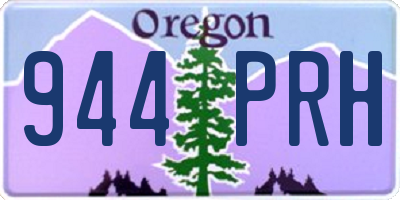 OR license plate 944PRH