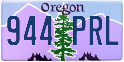 OR license plate 944PRL