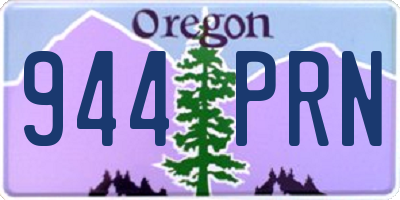 OR license plate 944PRN