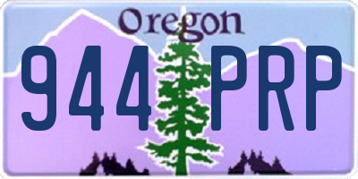 OR license plate 944PRP