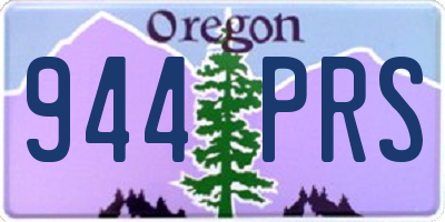 OR license plate 944PRS